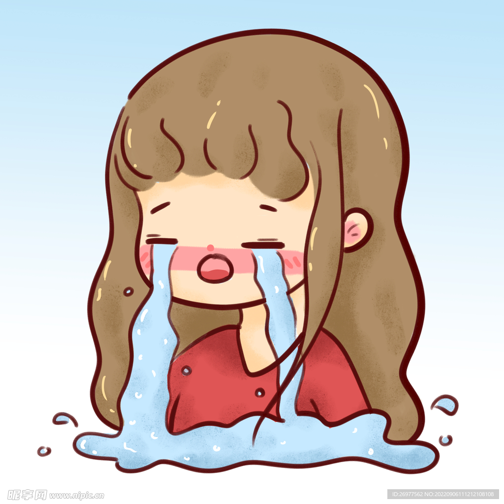 大哭崩溃表情包 