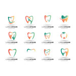 口腔牙齿logo设计图片