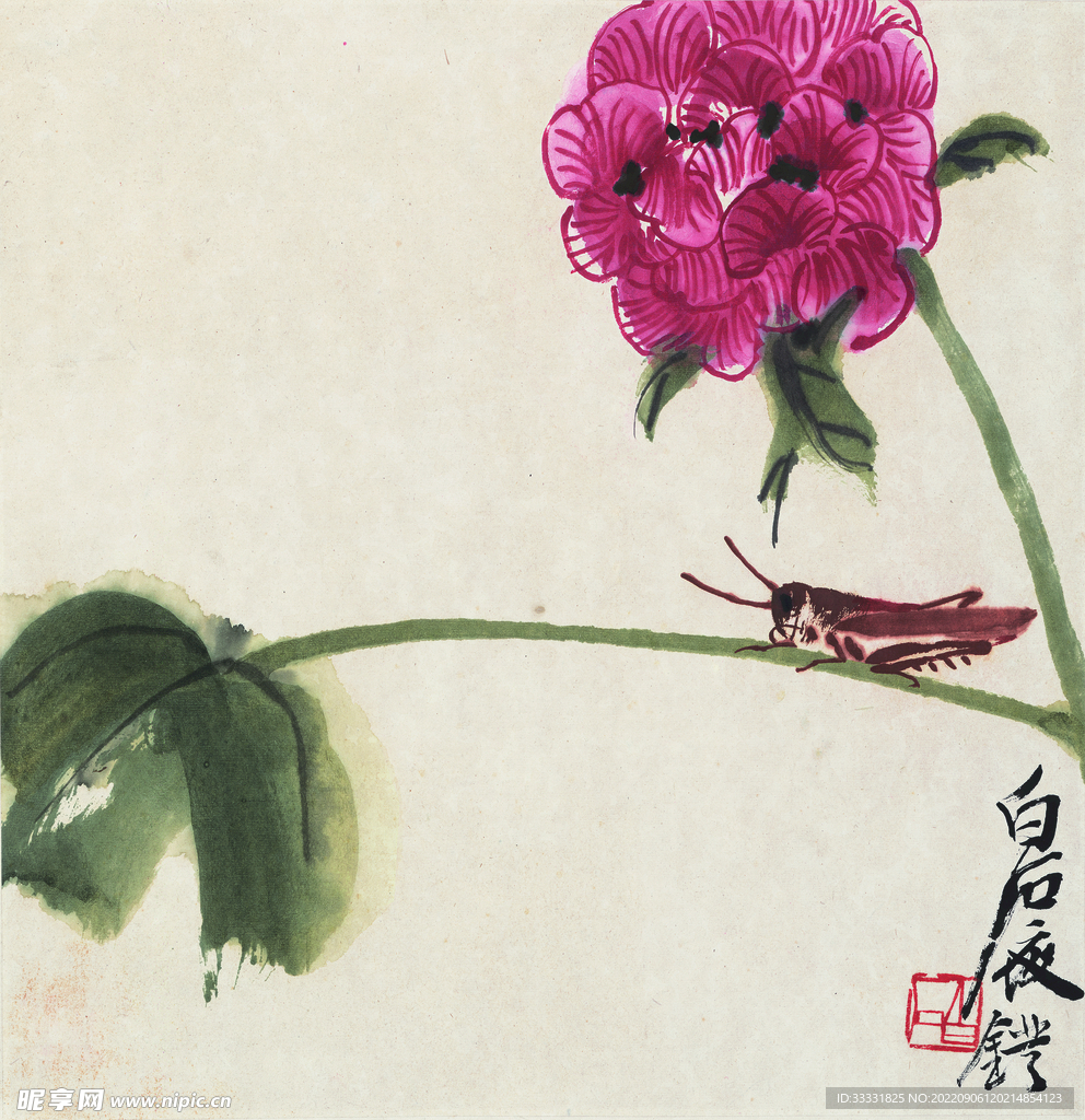 齐白石国画