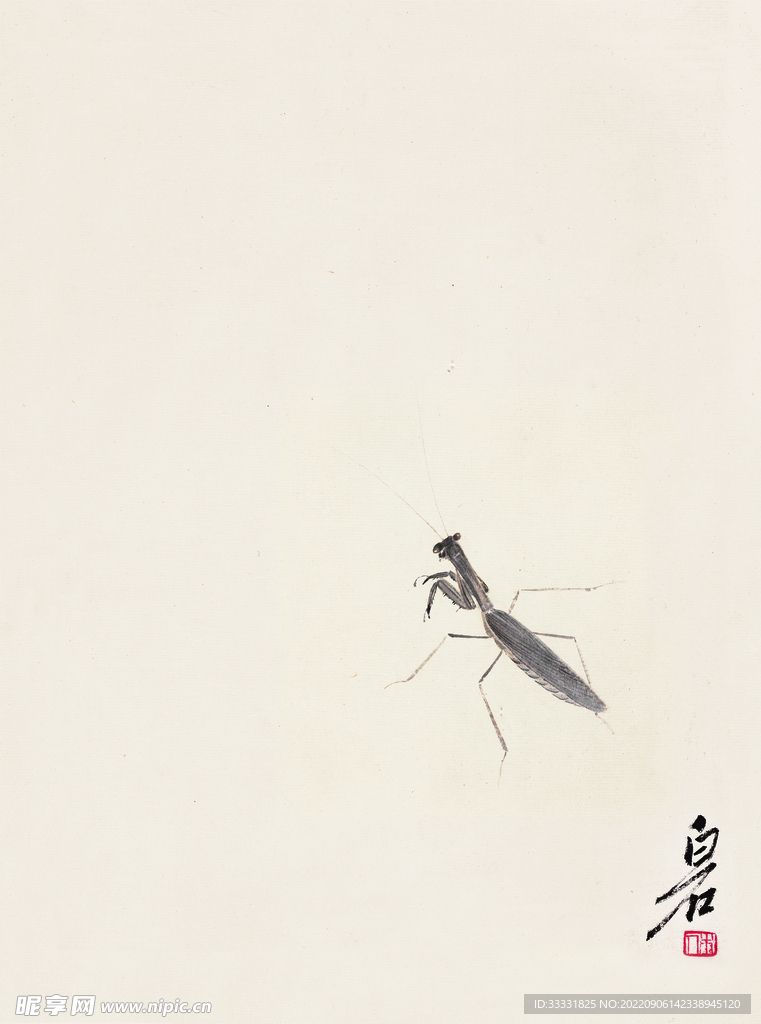 齐白石国画