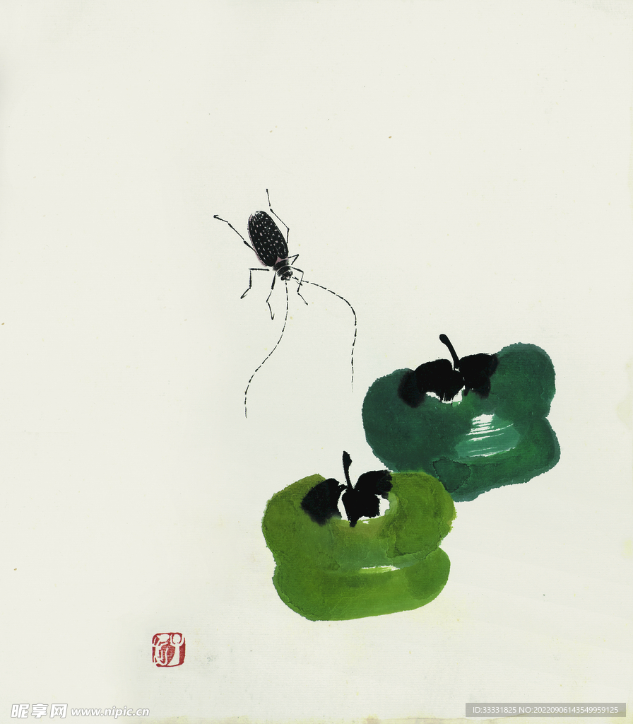 齐白石国画