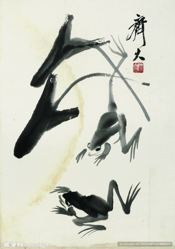 齐白石国画