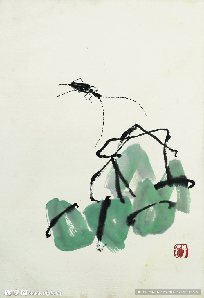 齐白石国画