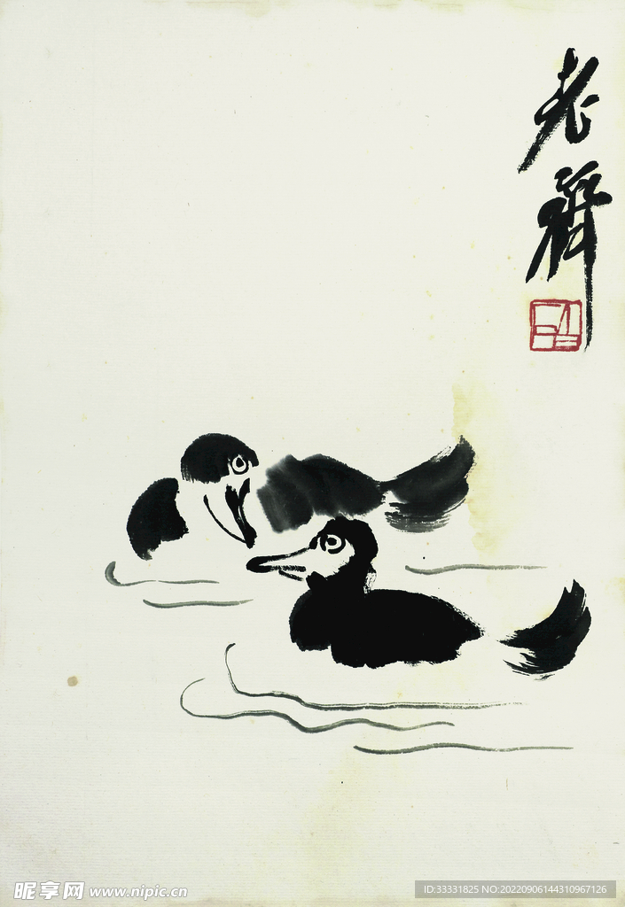 齐白石国画
