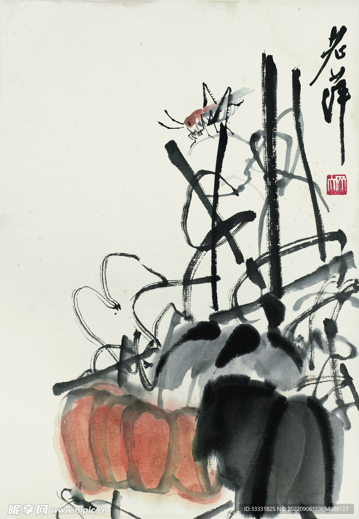 齐白石国画