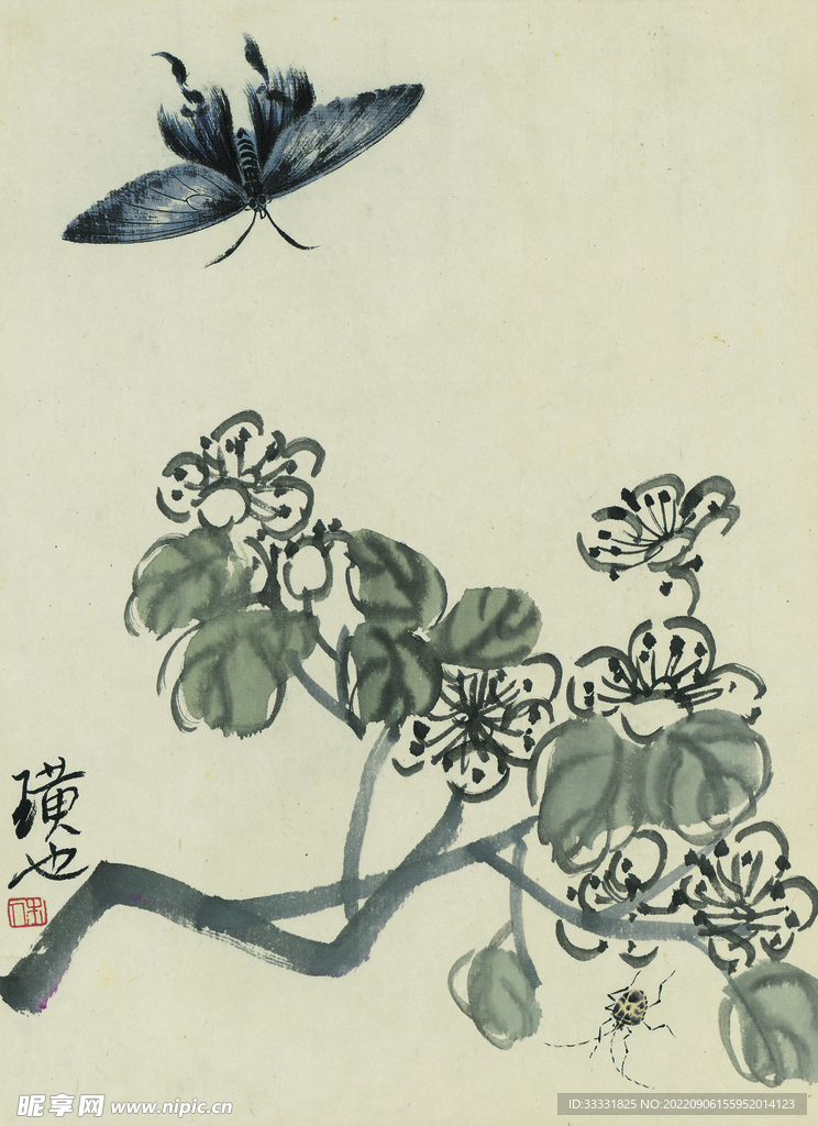 齐白石国画