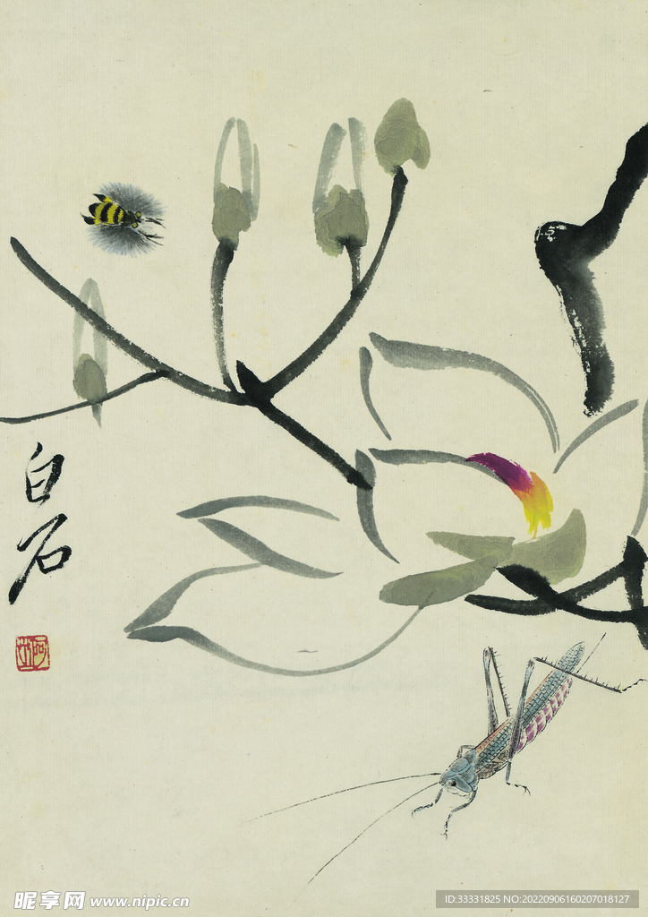 齐白石国画