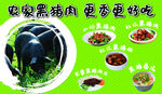 黑土猪肉菜品灯箱