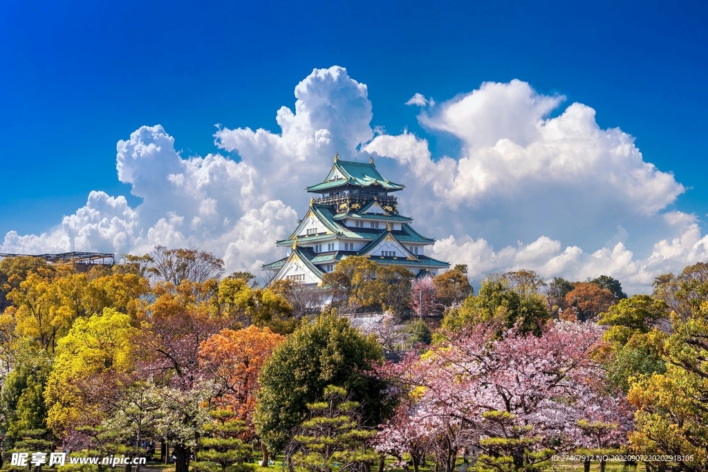 日本古典建筑风景名胜照片