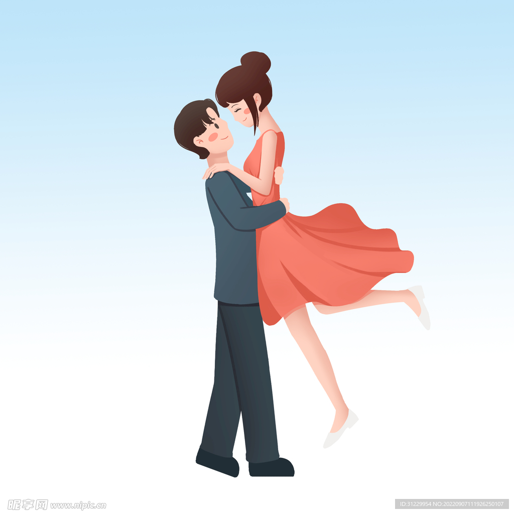 情侣在热吻，情人素描为你设计插画图片素材_ID:135215196-Veer图库