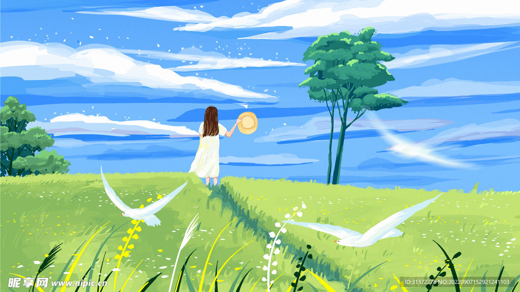 小清新简约创意海报图片