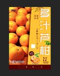 芦柑水果海报