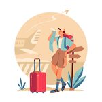 ai矢量旅游素材