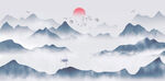 水墨山水画图