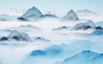 水墨山水画 