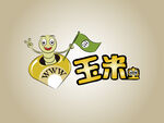 玉米虫卡通logo