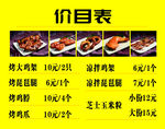 鸭脖价目表