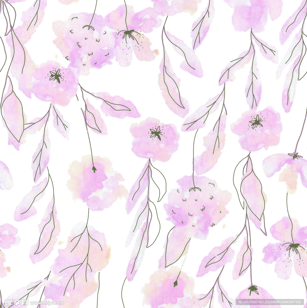 手绘花