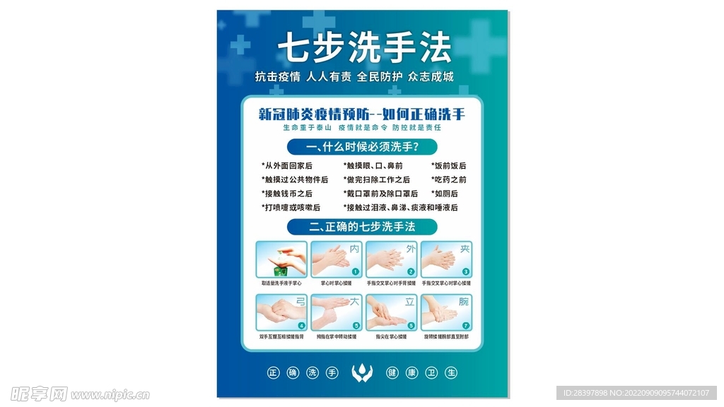 七步洗手法