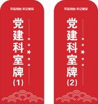 党建门牌科室牌