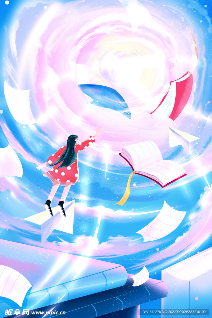 小清新简约创意海报图片