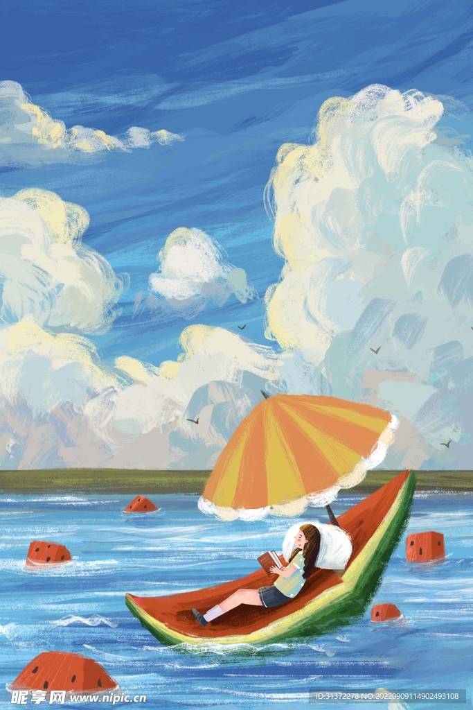 小清新简约创意海报图片