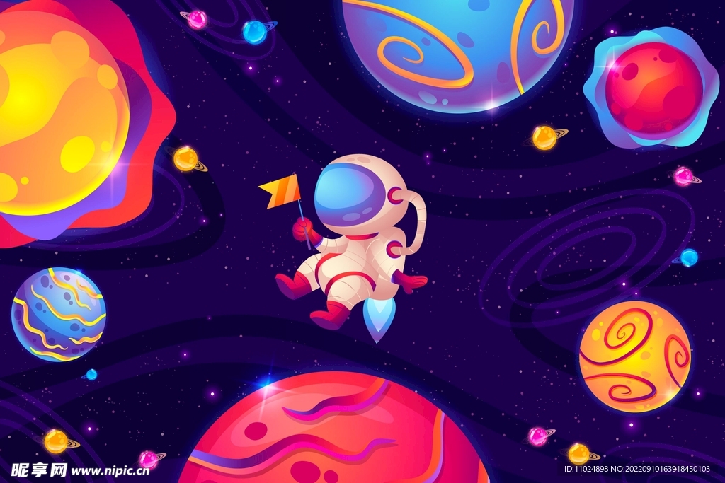 卡通太空人