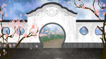 中国风建筑插画