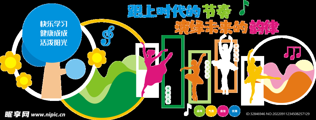 舞蹈教育文化墙