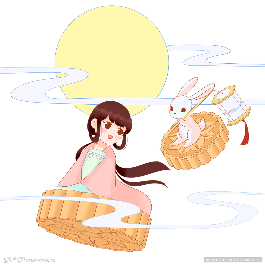玉兔嫦娥