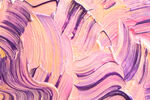 粉色油画