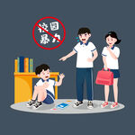 杜绝校园暴力 