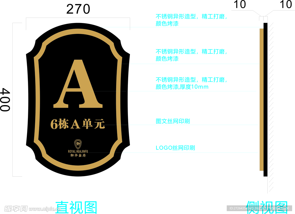 地产单元牌