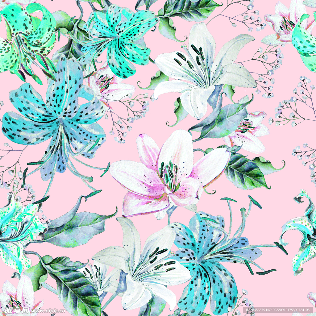 手绘花