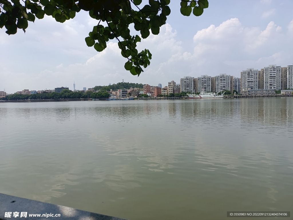 湖水 绿草 青苔 自然 风景 