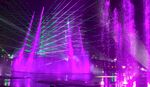 城市广场灯光秀音乐喷泉