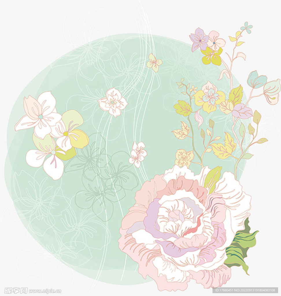 潮流清新花朵