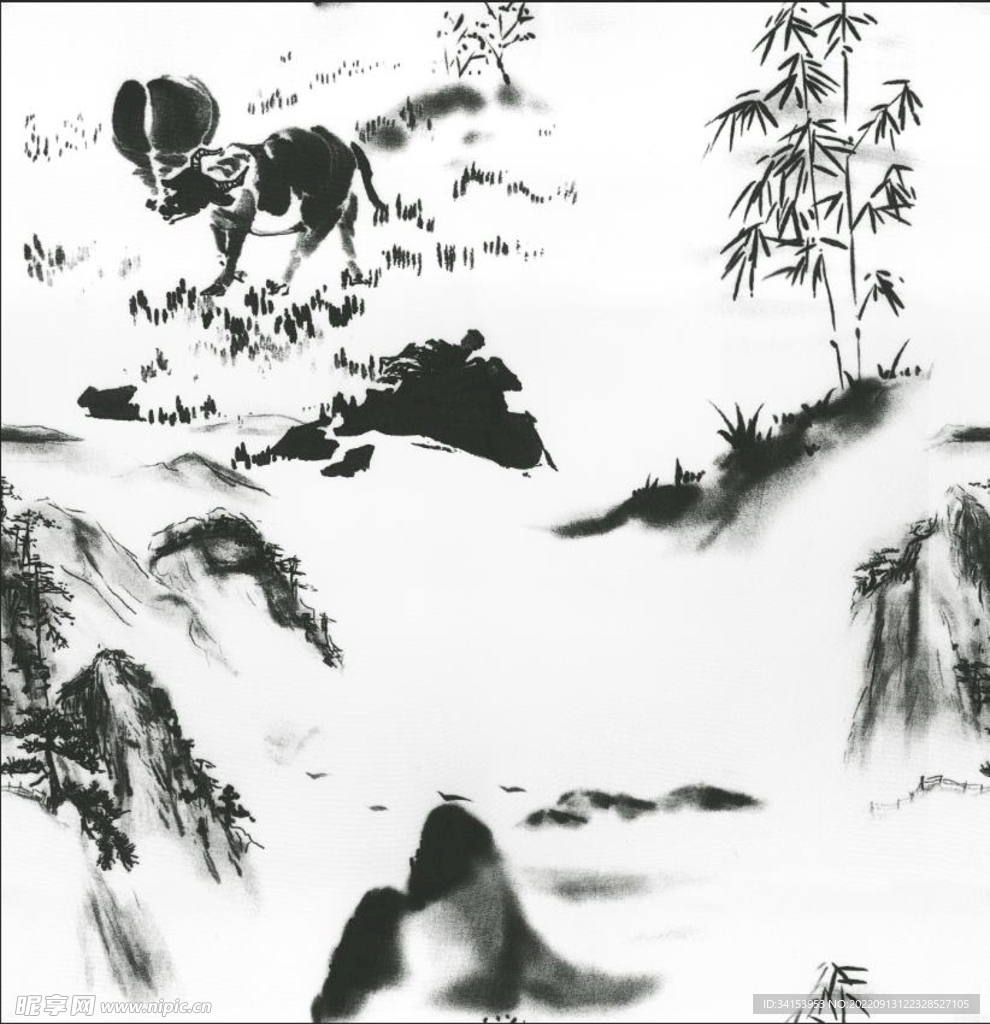 水墨画