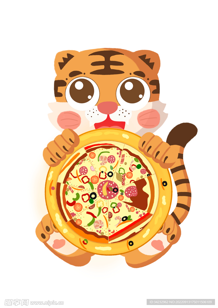 老虎爱吃披萨的飞镖盘