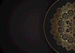 金色欧式巴洛克花纹素材