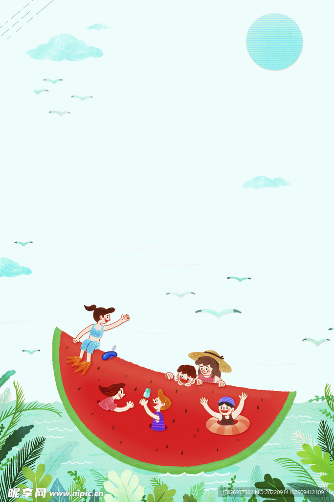  西瓜背景
