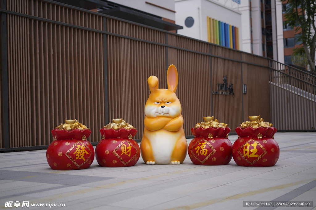 兔子雕塑By泉州江之南