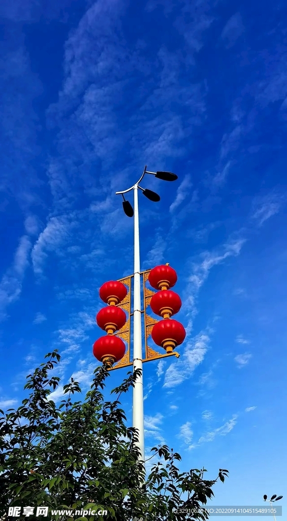 街道红灯笼