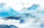 水墨山水画