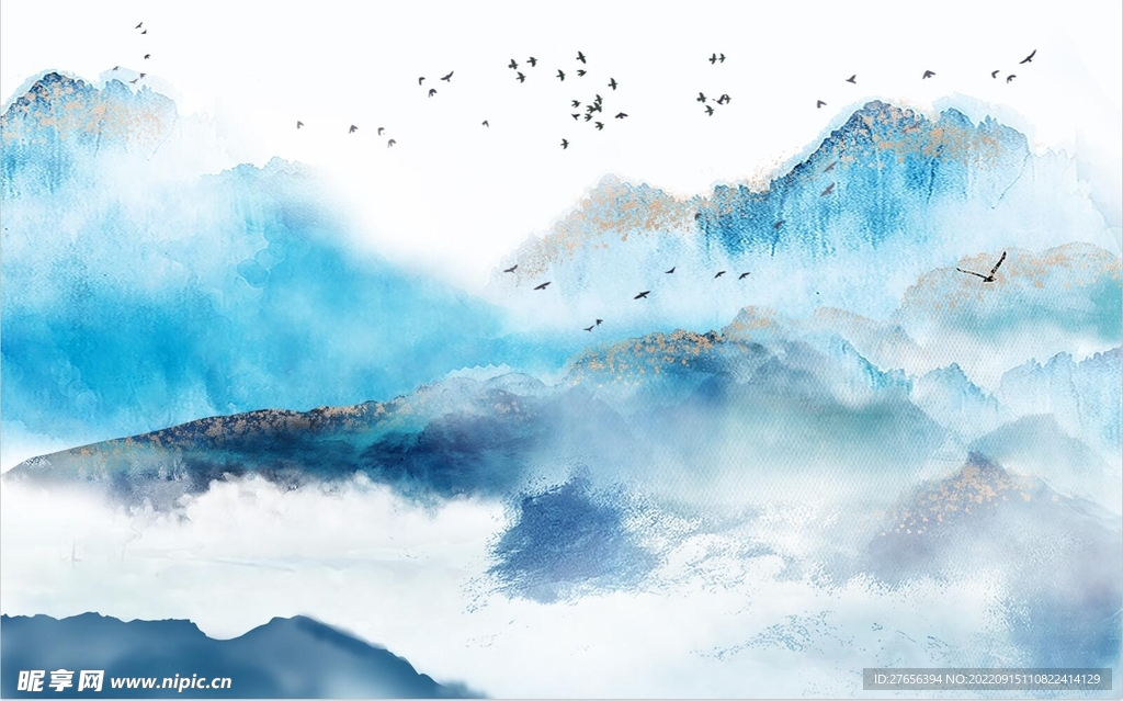 水墨山水画