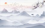 水墨山水画