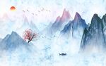 水墨山水画