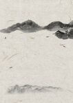古风水墨山水画  