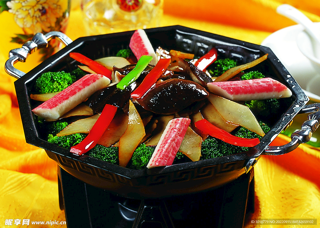 香菇焖西兰花