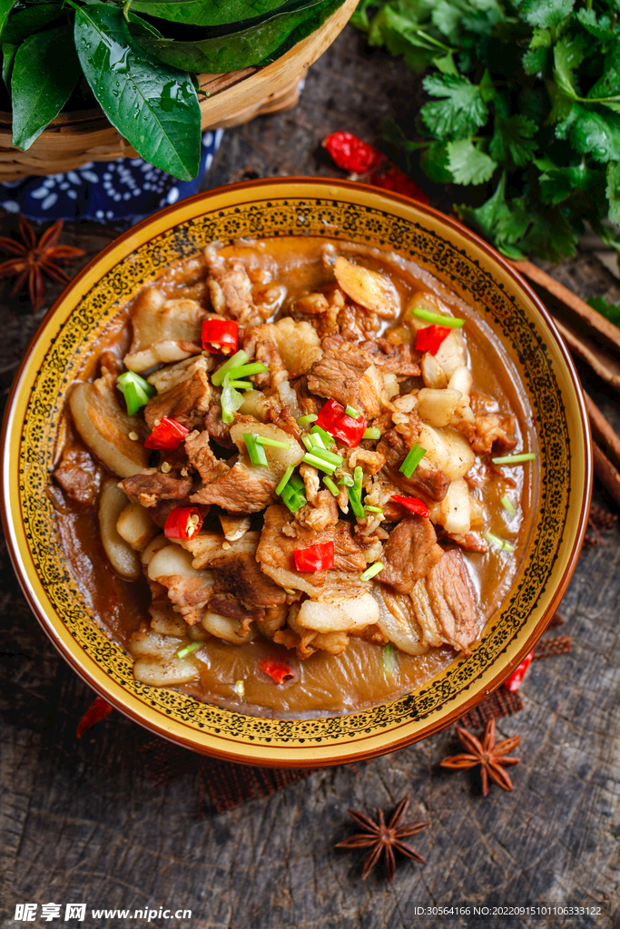 红烧肉片